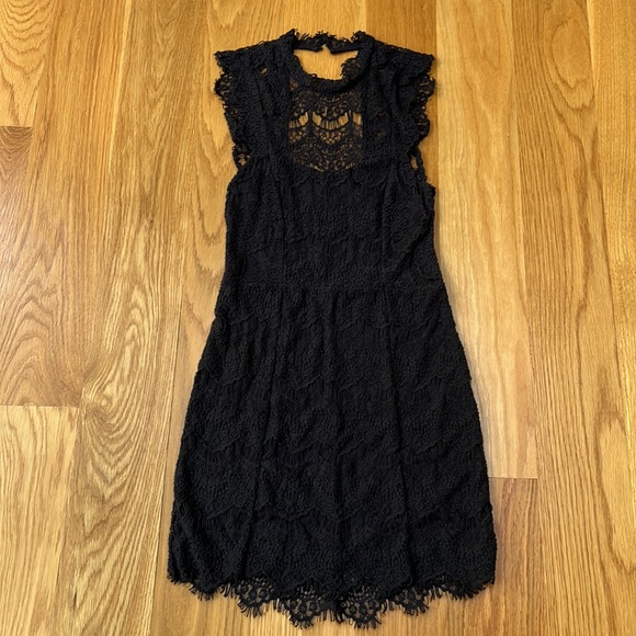 NWT Free People Black Lace Dress Size Small - Picture 11 of 15